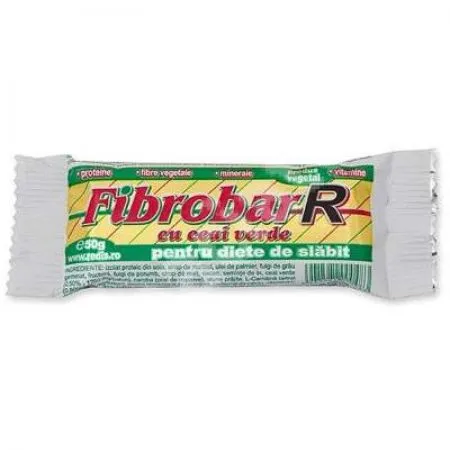 Baton Fibrobar-R cu Ceai Verde, 50 g, Redis Nutritie