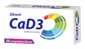 Zdrovit Ca + vitD3 x 50cp.film