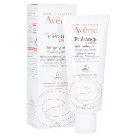 Lapte demachiant pentru piele sensibila Tolerance Extreme, 200 ml, Avene