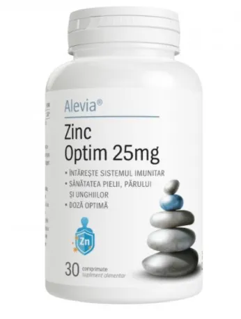 Zinc Optim 25mg 30cpr Alevia