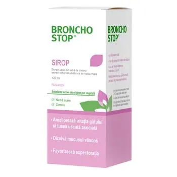 Broncho Stop sirop, 120ml, Kwizda Pharma