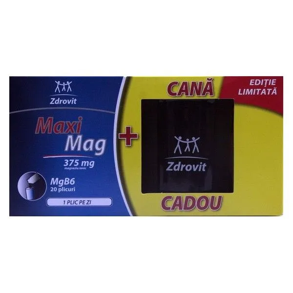 MAXIMAG PACHET PROMO 20 PL+CANA CADOU ZDROVIT