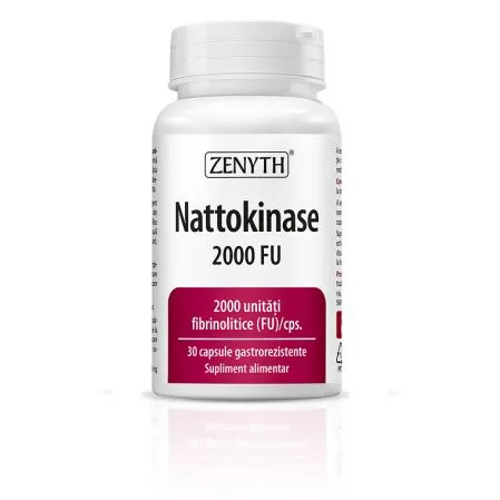 Nattokinase, 2000FU, 30 capsule, Zenyth