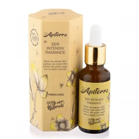 Ser intensiv radiance Apiterra, 30 ml, Apicola Pastoral Georgescu