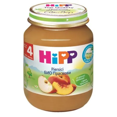 Hipp Piure piersica 4+ luni 125 g