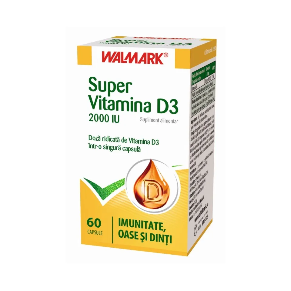 SUPER VITAMINA D3 2000UI X 60 CAPSULE