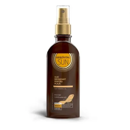 Ulei bronzant pentru plaja Sun, 150 ml, Gerovital