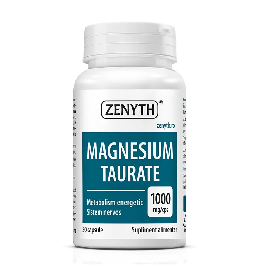 Magnesium Taurate, 30 capsule, Zenyth