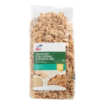 Musli crocant cu ovaz si quinoa, 375g, La Finestra Sul Cielo