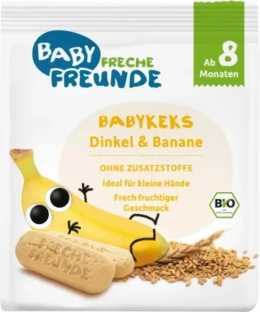 Freche Freunde Biscuiti din Spelta cu Banane x 100g