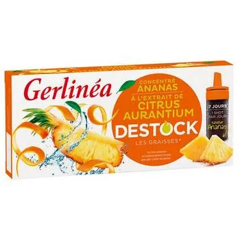 Shot concentrat cu ananas, 70ml, Gerlinea