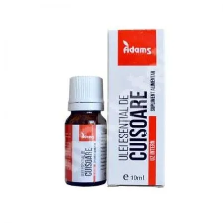 Ulei esential de Cuisoare, 10ml, uz intern, Adams Vision