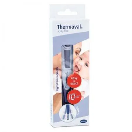 Termometru digital cu timp scurt de masurare si cap flexibil Thermoval Kids Flex (925053), Hartmann