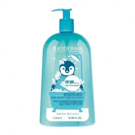 Bioderma ABCDerm Gel spumant, 1L