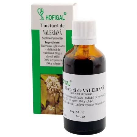 Tinctura de Valeriana, 50 ml, Hofigal