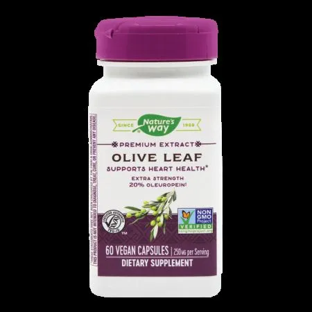 Olive Leaf 20% SE Nature's Way, 60 capsule, Secom