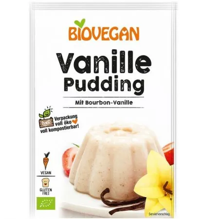 Budinca de vanilie Bio, 33g, Biovegan