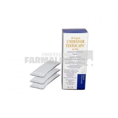 UNDESTOR TESTOCAPS 40 mg X 60