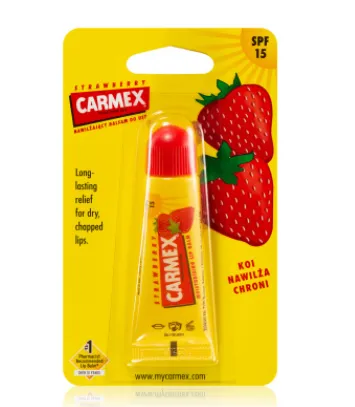 Carmex Balsam buze tub capsuni Spf15 10g