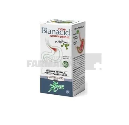 Aboca Neo Bianacid aciditate si reflux 14 comprimate masticabile