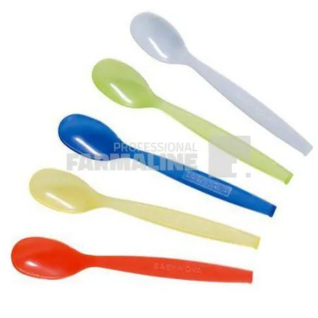Baby Nova 34602 Set 5 lingurite plastic