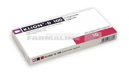 KLION D 100 x 10 COMPR. VAG. 100mg/100mg GEDEON RICHTER ROMAN