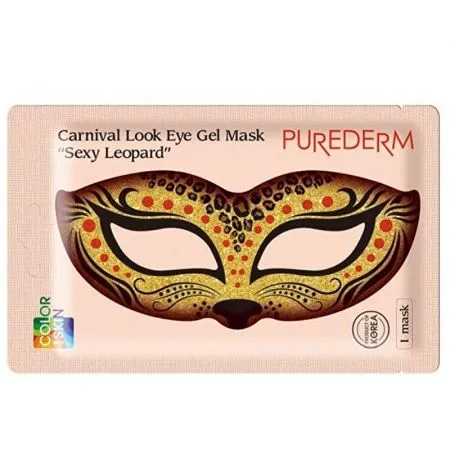 Masca gel hidratanta pentru ochi Carnival Look Sexy Leopard, 1 bucata, Purederm