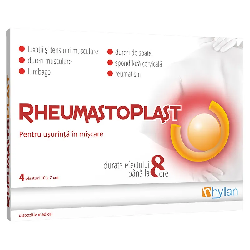 HYLLAN RHEUMASTOPLAST PLASTURI 4 BUCATI