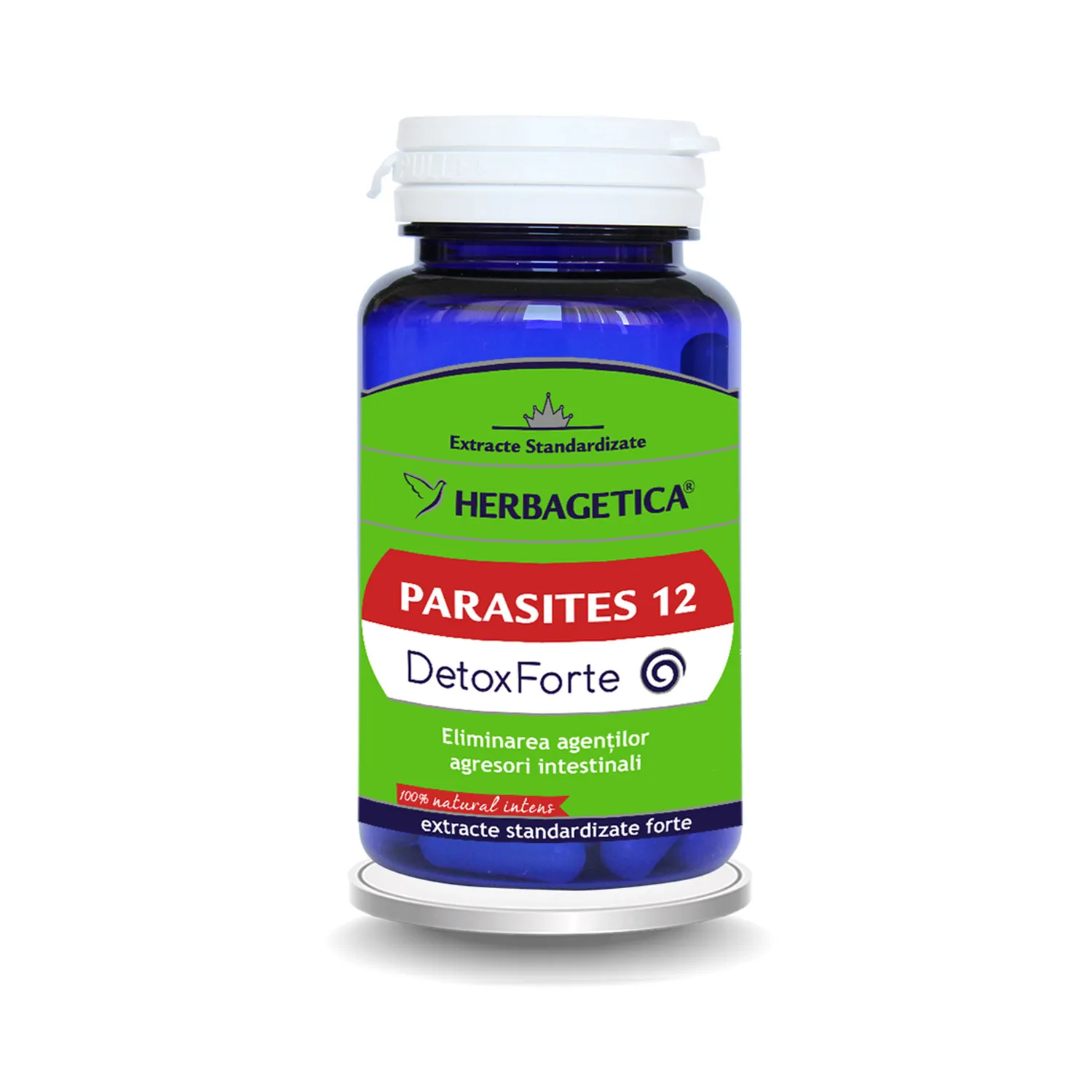 Parasites 12 Detox Forte, 60 capsule, Herbagetica