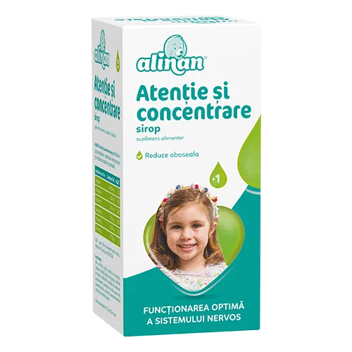 Alinan Atentie si Concentrare sirop  150 ml - Fiterman