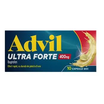 Advil Ultra Forte 400 mg, 10 capsule, Haleon