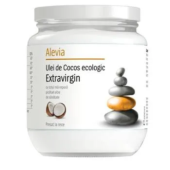 Ulei de cocos ecologic extravirgin, 200ml, Alevia