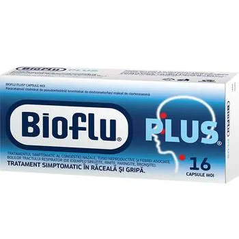 Bioflu Plus, 16 comprimate, Biofarm