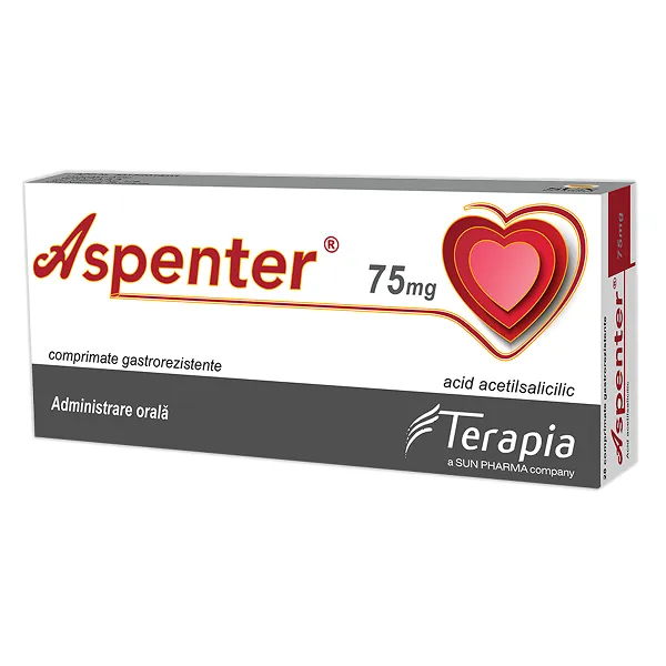 Aspenter 75mg-cpr.gastrorez. x 28-Terapia RO