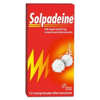 Solpadeine, 12 comprimate efervescente, Omega Pharma