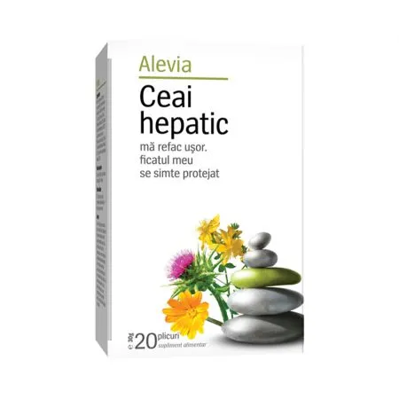 Ceai hepatic, 20 plicuri, Alevia