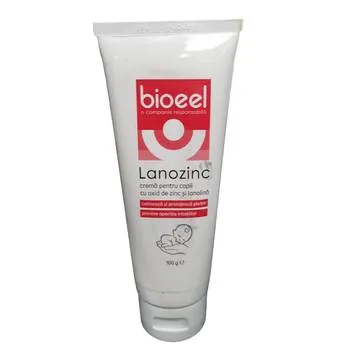 Crema pentru copii Lanozinc, 100g, Bioeel