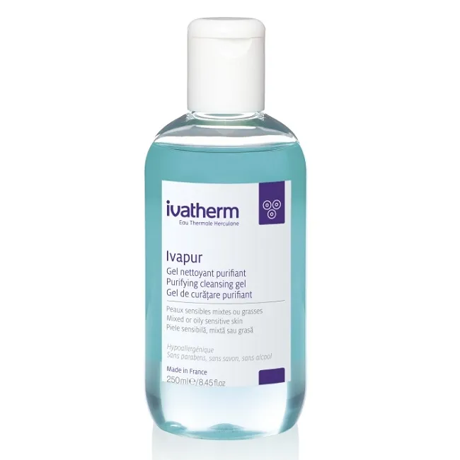 IVATHERM Gel de curatare purifiant Ivapur, 250 ml