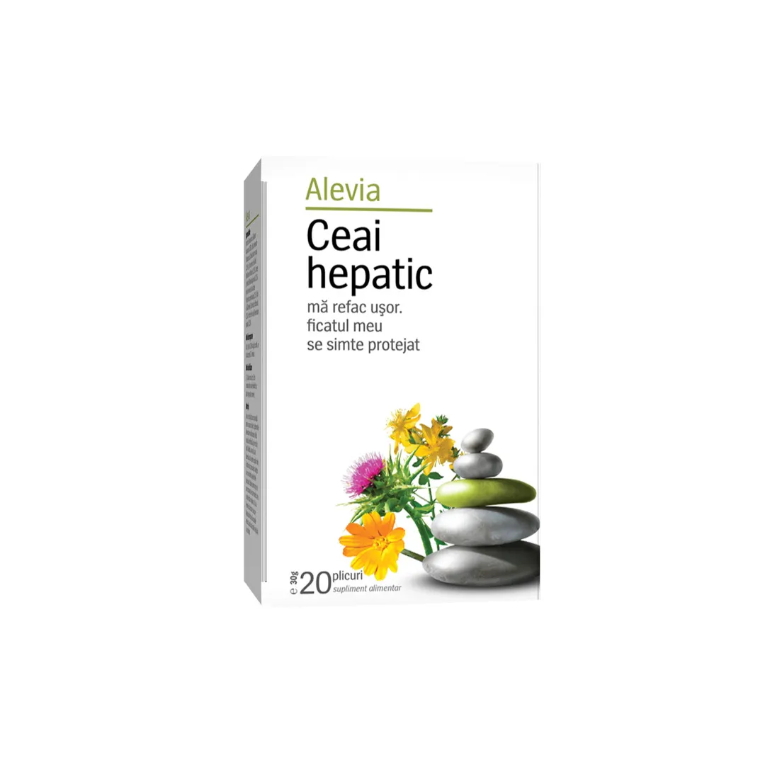 Ceai hepatic, 20 plicuri, Alevia