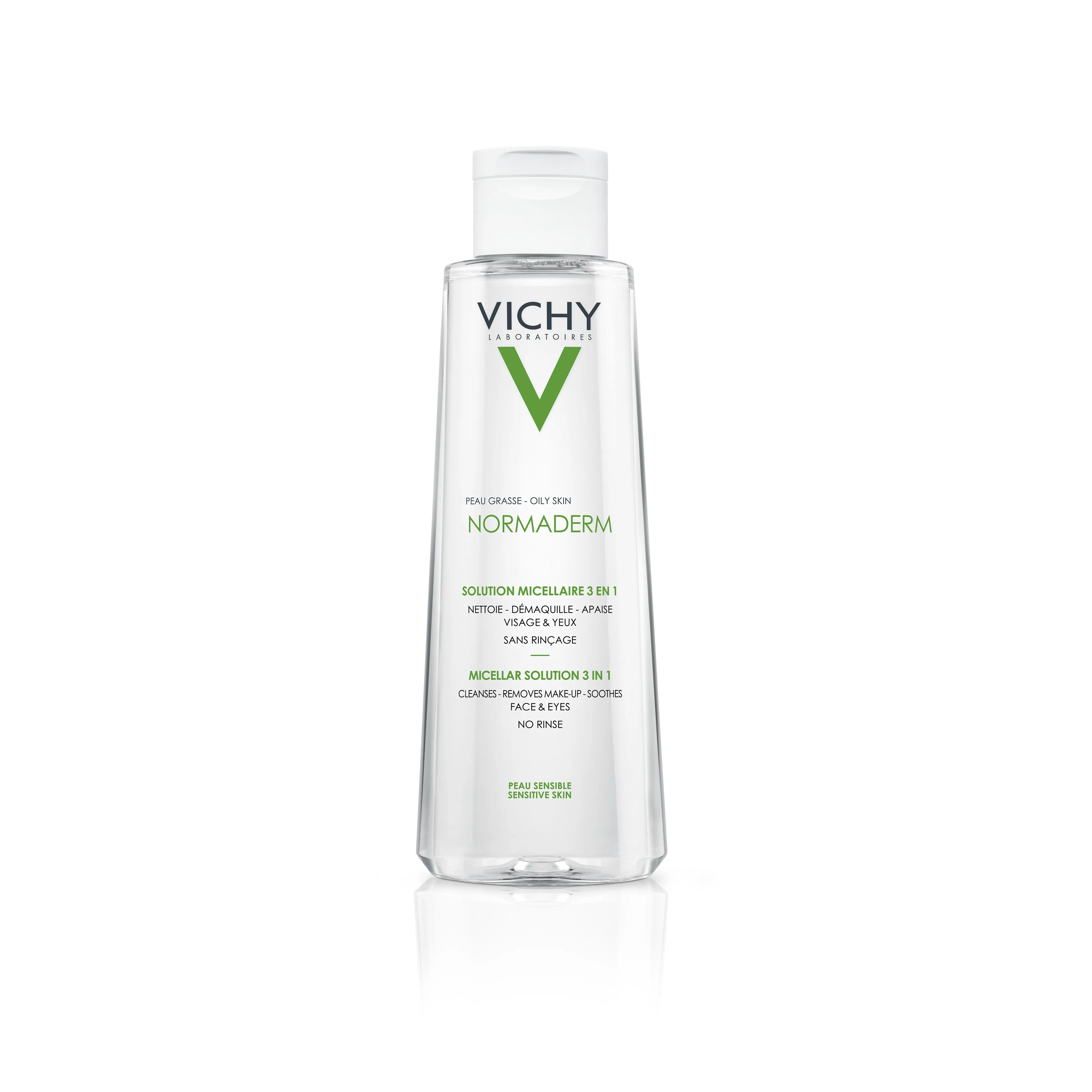 VICHY Normaderm Soluție micelară de curățare și demachiere, 200 ml