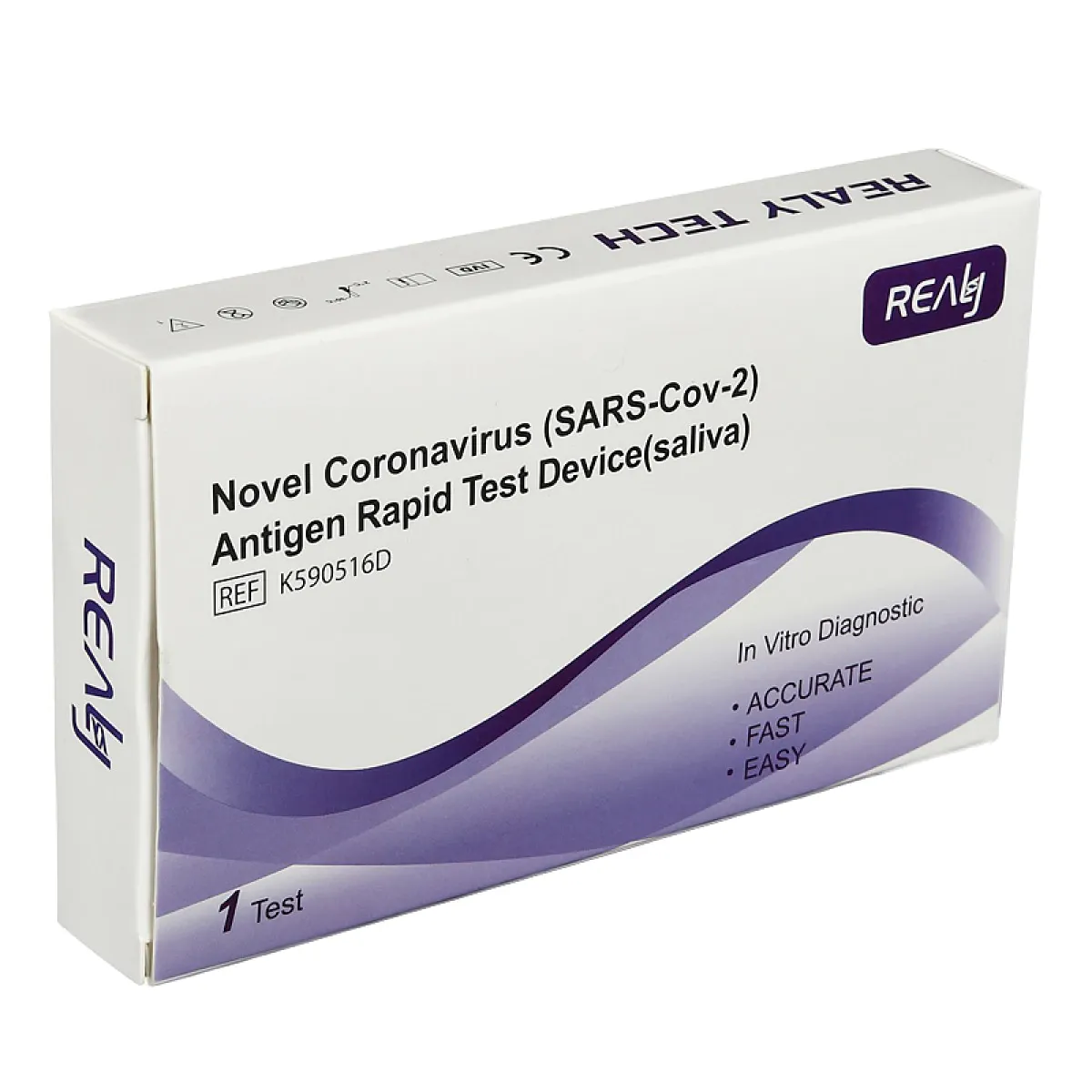 Novel Coronavirus (SARS-Cov-2) Antigen Test rapid (saliva) x 1 bucata