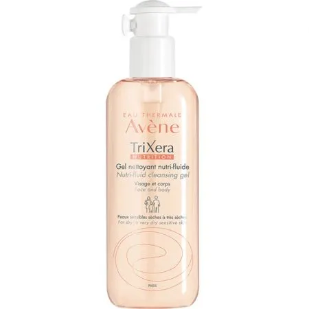 Gel de dus hidratant pentru piele sensibila si uscata TriXera Nutrition, 500 ml, Avene