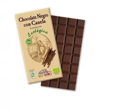 Ciocolata neagra eco cu scortisoara si 52% cacao 100g (Chocolates Sole)