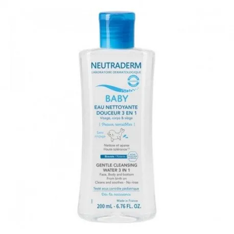 Neutraderm BABY Apa de curatare 3 in 1, 200 ml