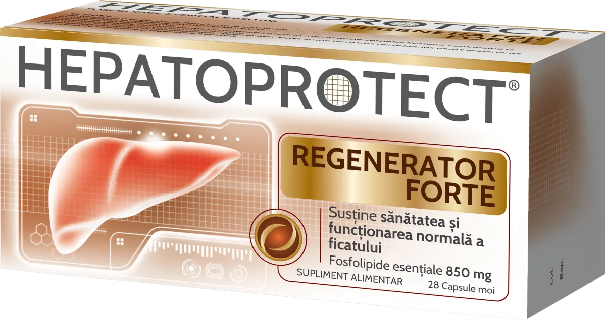 Hepatoprotect Regenerator Forte 850 mg, 28 capsule, Biofarm