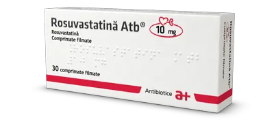 ROSUVASTATINA ATB 10 mg x 30 COMPR. FILM. 10mg ANTIBIOTICE S A