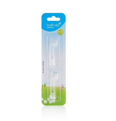 Brush Baby Capete pentru periuta electrica 0-18 luni x 2 bucati
