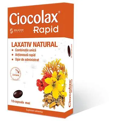 LABORMED CIOCOLAX RAPID 10 CAPSULE MOI