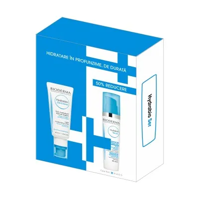 BIODERMA Hydrabio Gel-crema x 40ml + Hydrabio Ser x 40ml + 50%