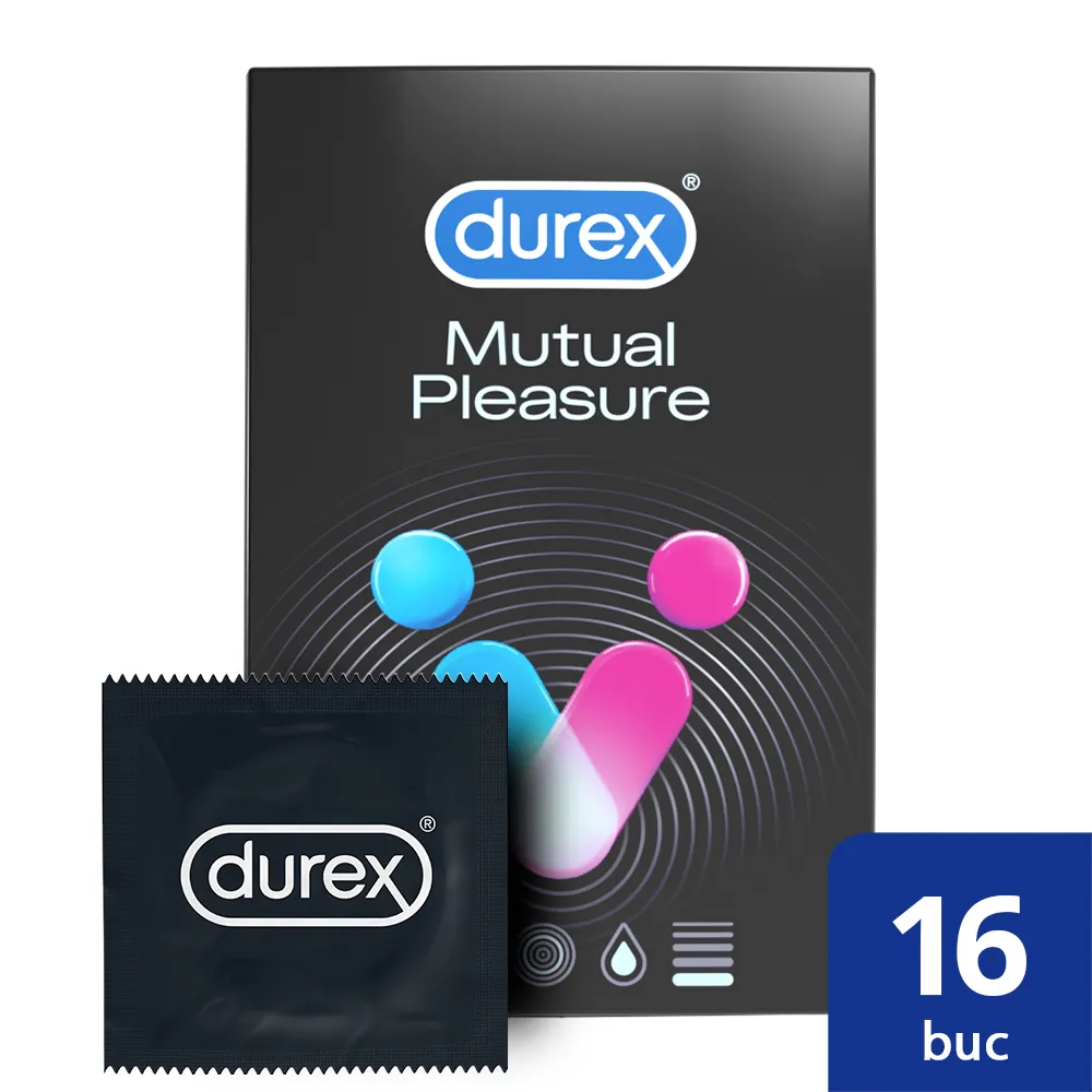 Prezervative Mutual Pleasure, 16 bucati, Durex